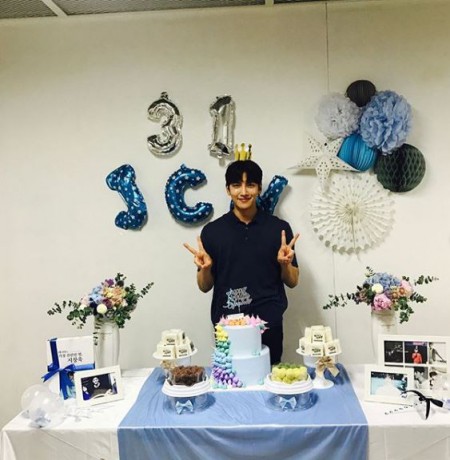 Ji Chang-Wook celebrating his 31st birthday